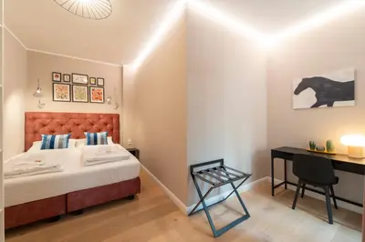 Ein Bett oder Betten in einem Zimmer der Unterkunft josef's home I Cozy Nest Apartment