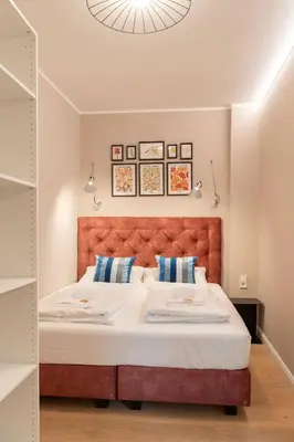 Ein Bett oder Betten in einem Zimmer der Unterkunft josef's home I Cozy Nest Apartment