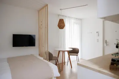 TV/Unterhaltungsangebot in der Unterkunft BOHO Studio with Terrace - Augarten - 10 min to Center