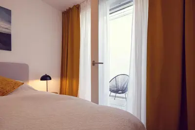 Ein Bett oder Betten in einem Zimmer der Unterkunft MEVERLING Diva 2