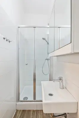 Ein Badezimmer in der Unterkunft Cozy I central I free parking