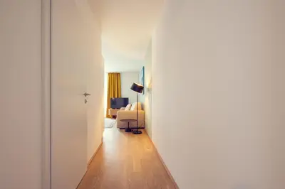Ein Bett oder Betten in einem Zimmer der Unterkunft MEVERLING Sky 6