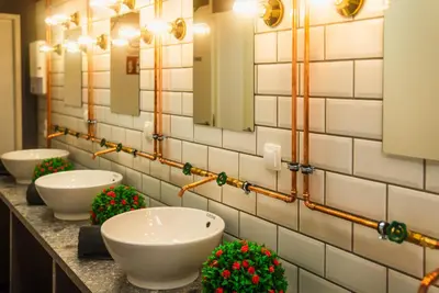 Ein Badezimmer in der Unterkunft UrbanKey Studios - Vienna Neubau