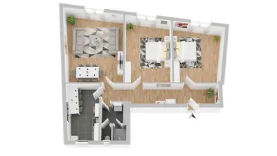 Grundriss der Unterkunft Stephansdom Residence Apartment