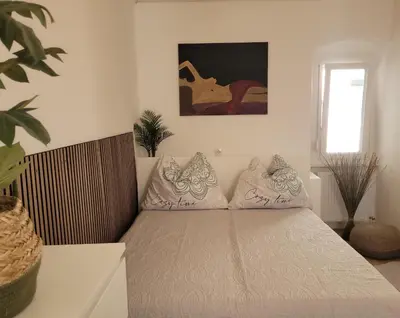 Ein Bett oder Betten in einem Zimmer der Unterkunft Casa Melina