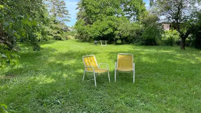 Ein Garten an der Unterkunft Burgenland Chalet