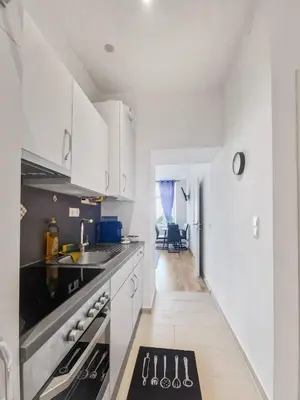 Küche/Küchenzeile in der Unterkunft Central Vienna Charm