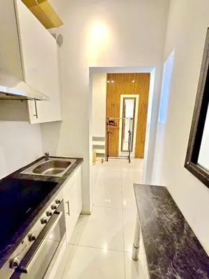 Küche/Küchenzeile in der Unterkunft W Apartment - Brigittenau Area MM6