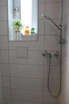 Ein Badezimmer in der Unterkunft Gemütliches Appartement in City-Nähe