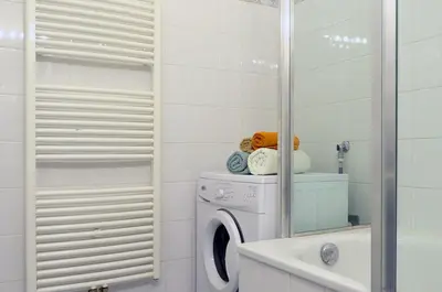 Ein Badezimmer in der Unterkunft Premium Apartments Klimschgasse