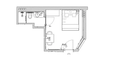 Grundriss der Unterkunft TheWICKI 10 - Wunderschöne Apartments in Wien