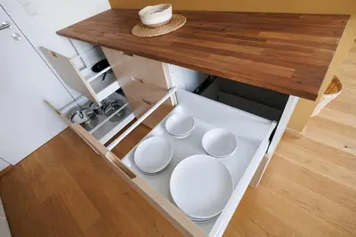 Küche/Küchenzeile in der Unterkunft Ottakring Studio Apartment
