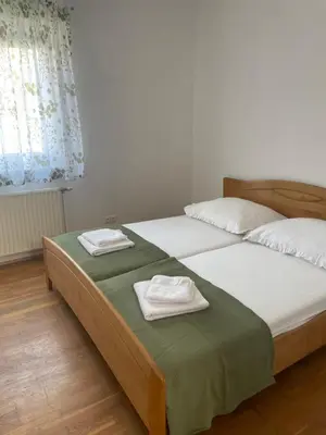 Ein Bett oder Betten in einem Zimmer der Unterkunft Ferienwohnung Apartment Castello
