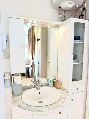Ein Badezimmer in der Unterkunft Bioparadies