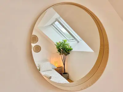 Grundriss der Unterkunft Rooftop Apartment with Balcony & Free Parking