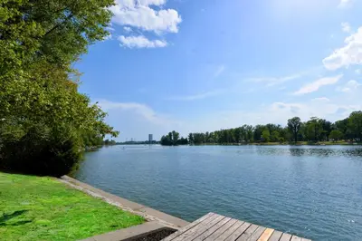 Naturlandschaft in der Nähe des Ferienhauses