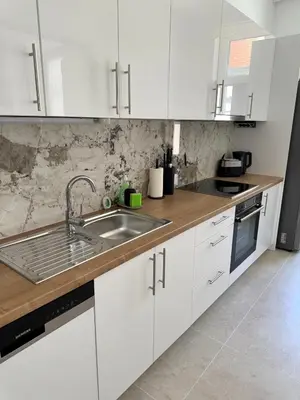 Küche/Küchenzeile in der Unterkunft City Apartment nahe Schönbrunn 13