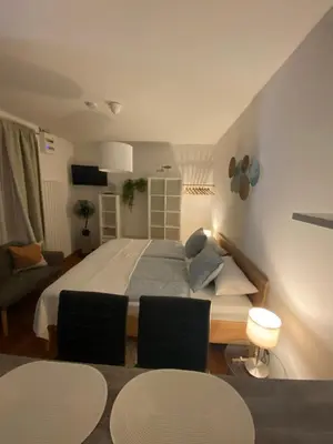 Ein Bett oder Betten in einem Zimmer der Unterkunft Studio im Wienerwald - Mödling