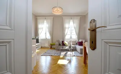 Ein Sitzbereich in der Unterkunft Vienna Residence, Pettenkofengasse - Landstraße #6299