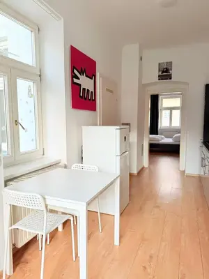 Ein Bett oder Betten in einem Zimmer der Unterkunft Relax auf der Terrasse in Wien