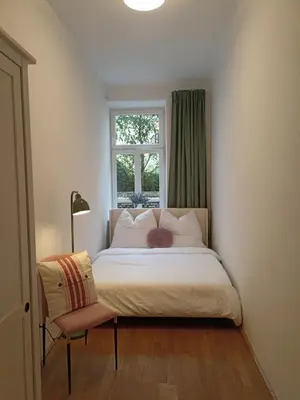 Ein Bett oder Betten in einem Zimmer der Unterkunft 170sqm with private garden