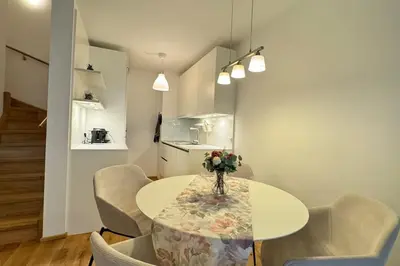 Ein Sitzbereich in der Unterkunft Wiener Townhouse Belvedere