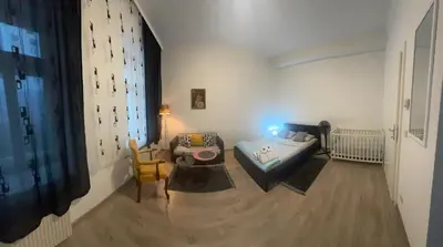 Ein Bett oder Betten in einem Zimmer der Unterkunft Ganze klein Unterkunft 1100 Wien
