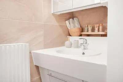 Kaffee-/Teezubehör in der Unterkunft Luxuswohnung in Wiens Zentrum