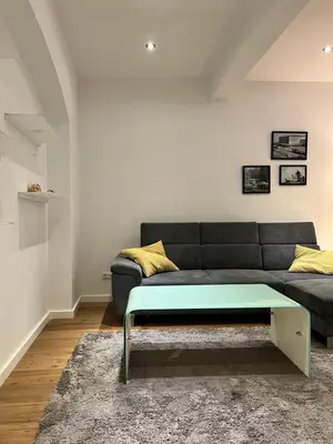 Ein Sitzbereich in der Unterkunft REMA Apartments 1070