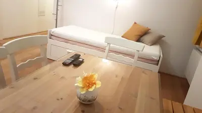 Ein Bett oder Betten in einem Zimmer der Unterkunft Sobieski City Apartments