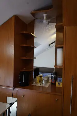 Küche/Küchenzeile in der Unterkunft U6 schofwrk hostel