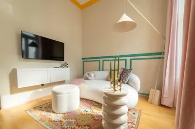 TV/Unterhaltungsangebot in der Unterkunft josef's home I Vienna Charm Apartment I 01