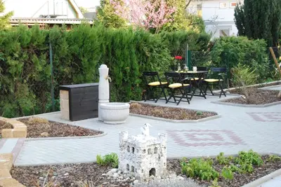 Ein Garten an der Unterkunft Appartement Florian