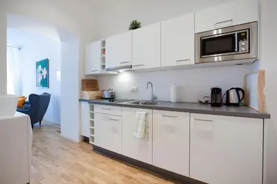 Küche/Küchenzeile in der Unterkunft Apartment Theresiengasse