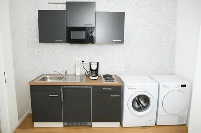 Küche/Küchenzeile in der Unterkunft City Flat C