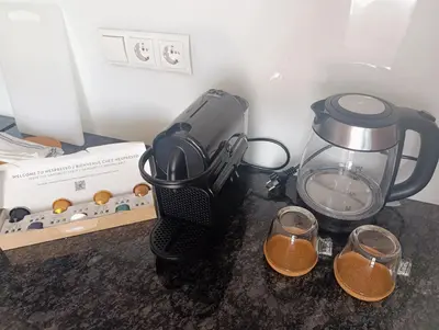 Kaffee-/Teezubehör in der Unterkunft BOSSA CITY Design Apartments