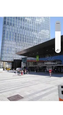 Das Gebäude in dem sich das Privatzimmer befindet