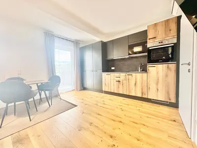 Küche/Küchenzeile in der Unterkunft Gemütliche Wohnung mit Balkon