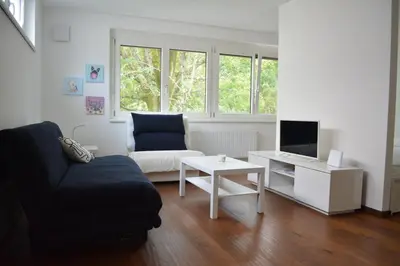Ein Sitzbereich in der Unterkunft Vienna Urban Oasis