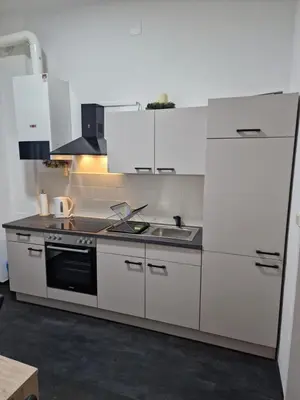 Küche/Küchenzeile in der Unterkunft Vega Apartments - Schönbrunn 2