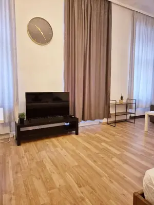 Ein Sitzbereich in der Unterkunft Vega Apartments - Schönbrunn 2