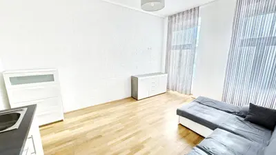 Ein Sitzbereich in der Unterkunft Cozy Apartment- 5 Minutes to Danube River