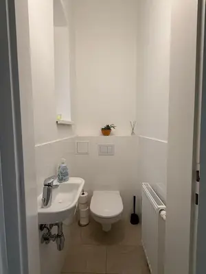 Ein Badezimmer in der Unterkunft Stilvolles zentrales Apartment im schönsten Bezirk Wiens - parking upon request