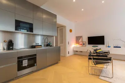 Küche/Küchenzeile in der Unterkunft josef's home I Deluxe Suite I Quiet & Central