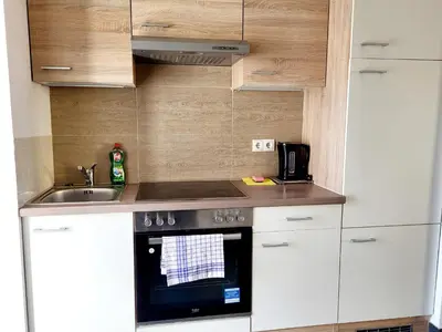 Küche/Küchenzeile in der Unterkunft City Home Lifestyle Vienna