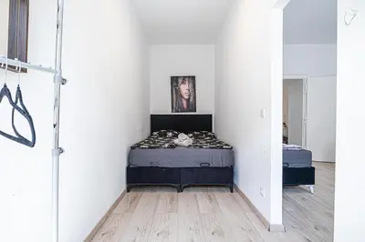 Ein Bett oder Betten in einem Zimmer der Unterkunft Budget-friendly Room 15 Min from Vienna
