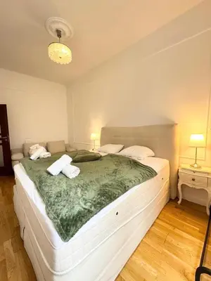 Ein Bett oder Betten in einem Zimmer der Unterkunft Belle Vienna