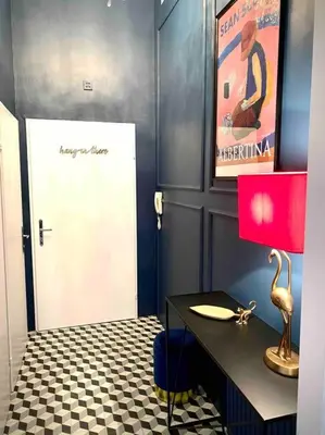 Ein Badezimmer in der Unterkunft Charmantes Apartment Nähe Naschmarkt