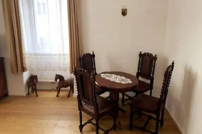 Ein Sitzbereich in der Unterkunft Deluxe Apartment mit Suite