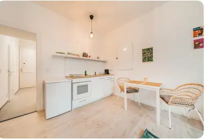Küche/Küchenzeile in der Unterkunft Cute Apartment